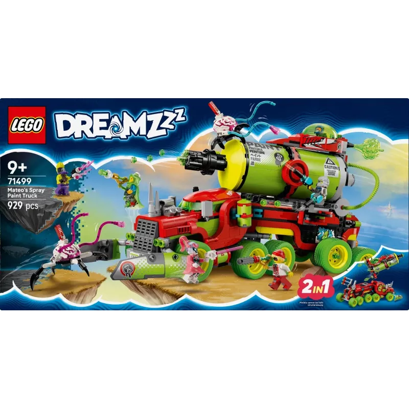 LEGO DREAMZZZ 71499 Mateov kamión s farbami v spreji