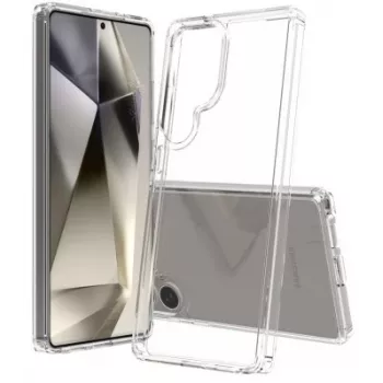 Puzdro Screenor BUMPER Samsung Galaxy S25 Ultra 17,5 cm transparentné