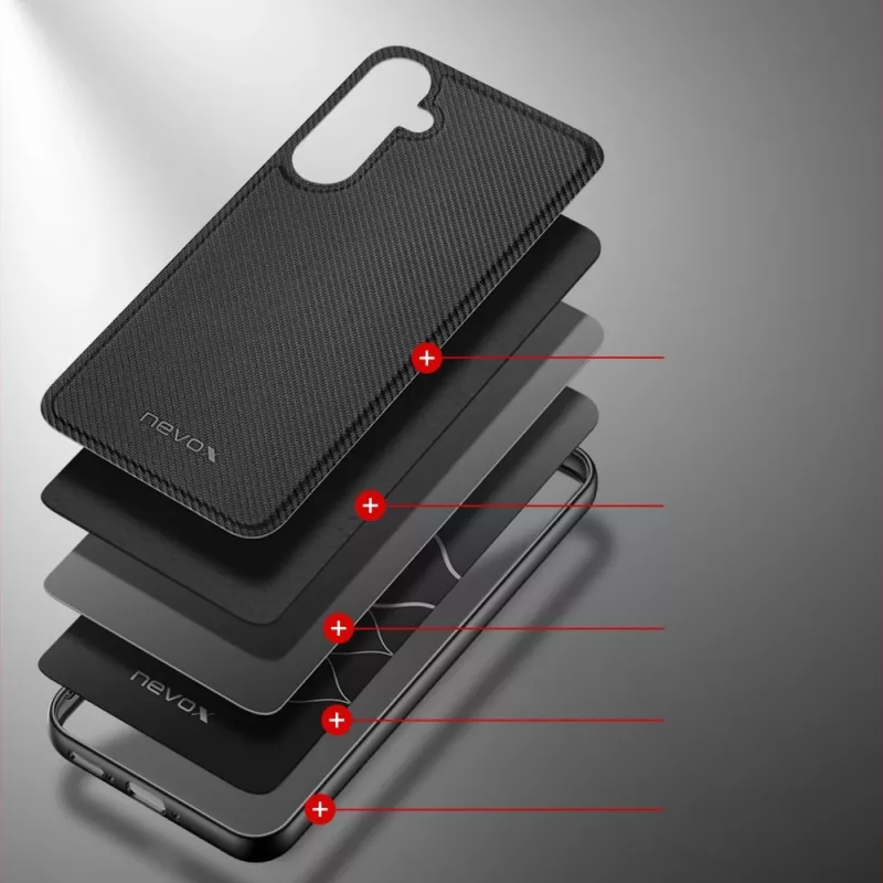 StyleShell NYLO, puzdro Čierna, Samsung Galaxy A35 5G