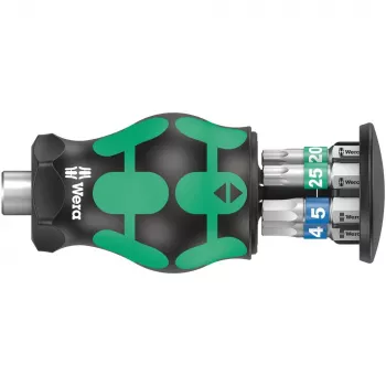 Multi-bit skrutkovač Wera Kraftform Kompakt Stubby Magazin 3