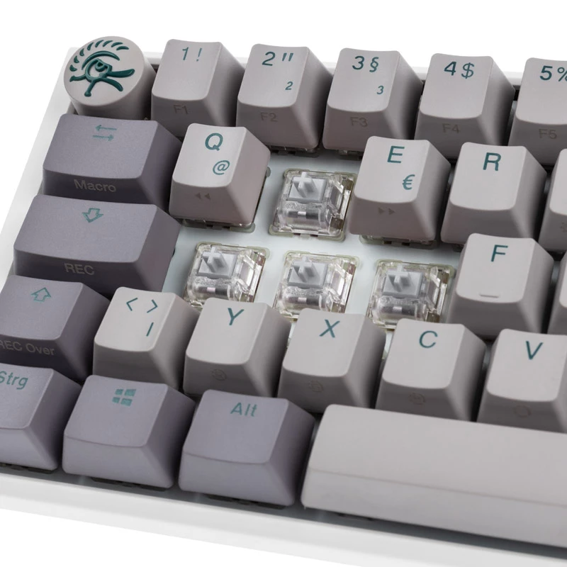 Ducky One 3 SF klávesnica herná USB QWERTZ nemecká sivá