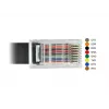 DeLock - sériový adaptér - USB-C - RS-232 x 1 - čierny (63912)