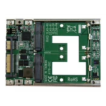StarTech.com adaptér konvertor Dual mSATA SSD na 2,5