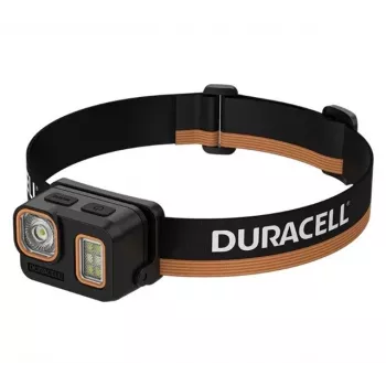 Čelová lampa Duracell DH500R čierna, oranžová