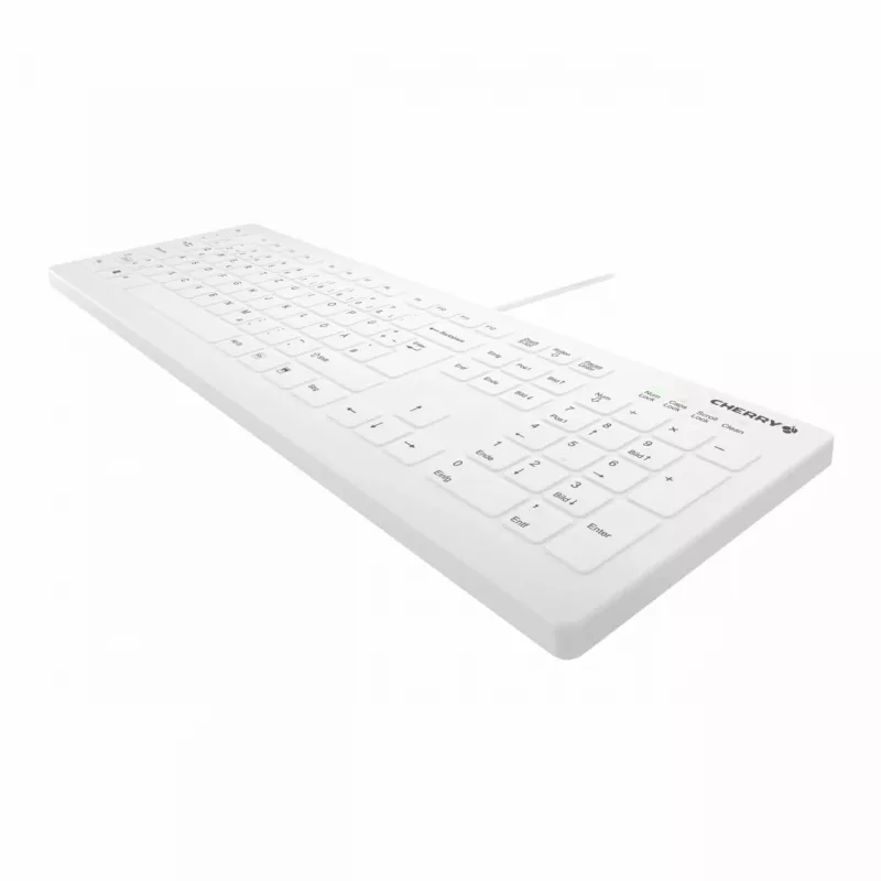 Contour Design Active Key Contour QuickClean medicínska klávesnica IP68 full-size káblová biela DE C8112