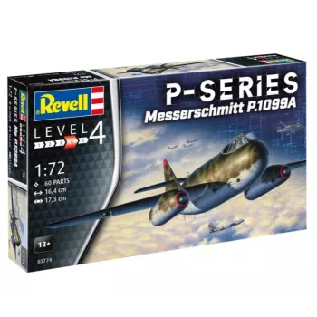 Plastový model lietadla REVELL Messerschmitt P.1099A-P-SER mierka 1/72