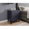 Nočný stolík cama meble NOVA 44×40×52 cm, 1 zásuvka, tmavomodrá matná
