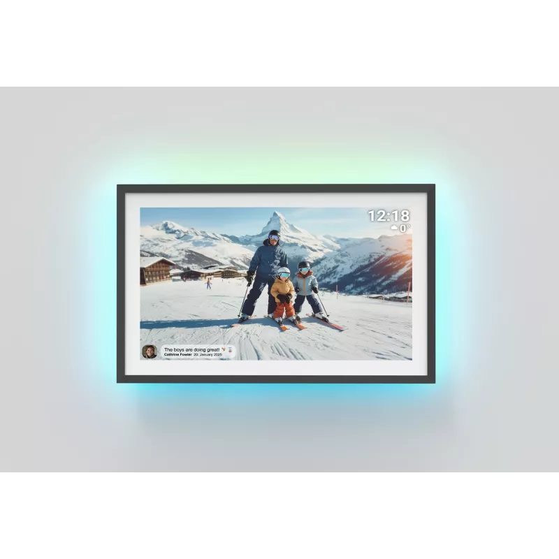 Digitálny fotorámik Denver PFF-1081 10,1 palcov dotykový displej Wi-Fi čierny