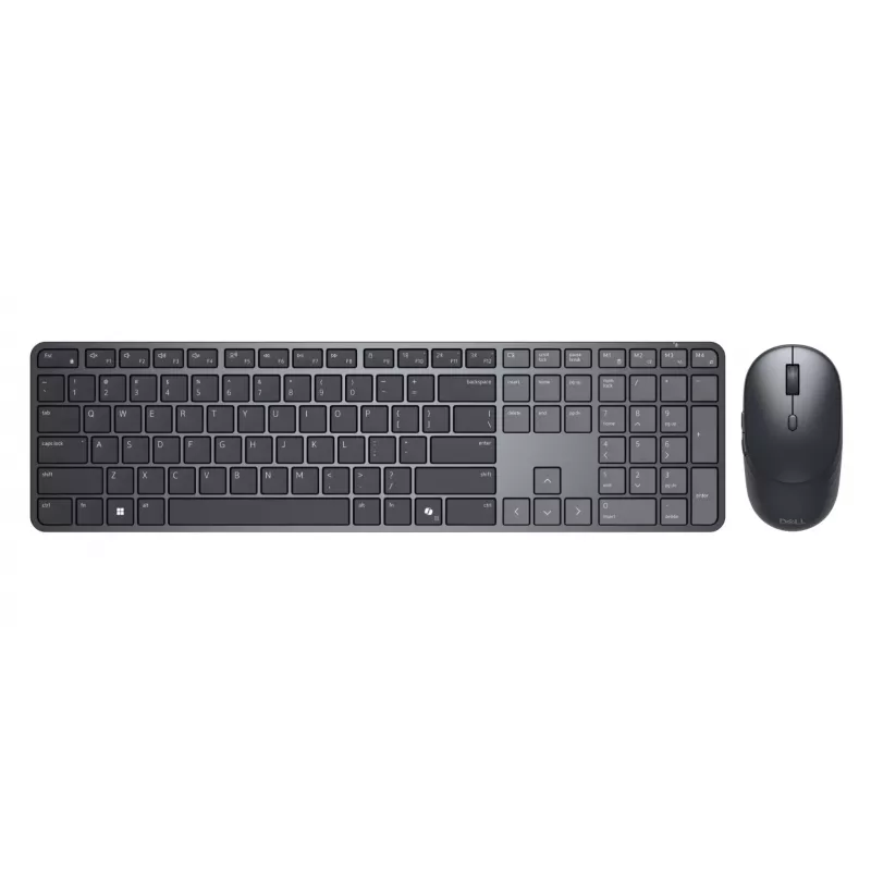DELL Pro 7 tenká KM726 klávesnica myš súčasťou Home/Office RF Wireless + Bluetooth QWERTY US International čierna