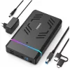 Inateck FE3003 RGB 3.5 USB 3.0 puzdro na pevný disk pre 2.5/3.5 SATA HDD/SSD, čierne