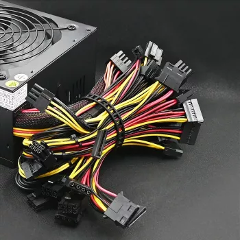 Napájací zdroj QOLTEC Gaming Miner 1600W Gold, 1600 W, ATX, Gold efektivita