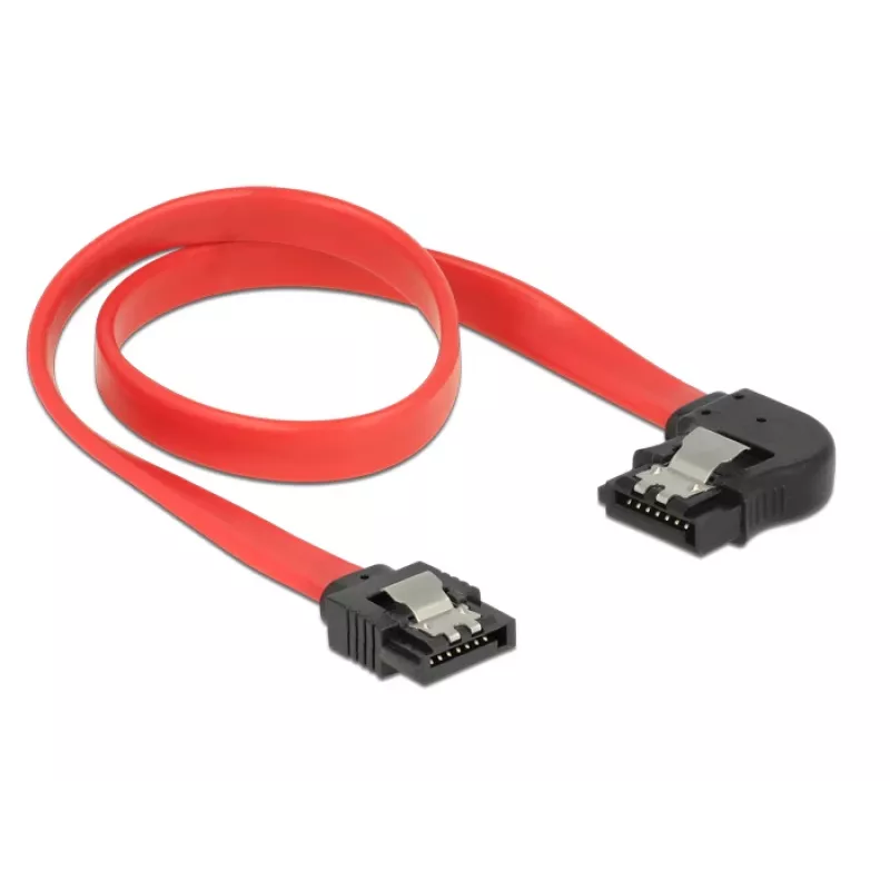 SATA kábel DeLOCK 83963 0,3 m SATA 7-Pin čierny červený