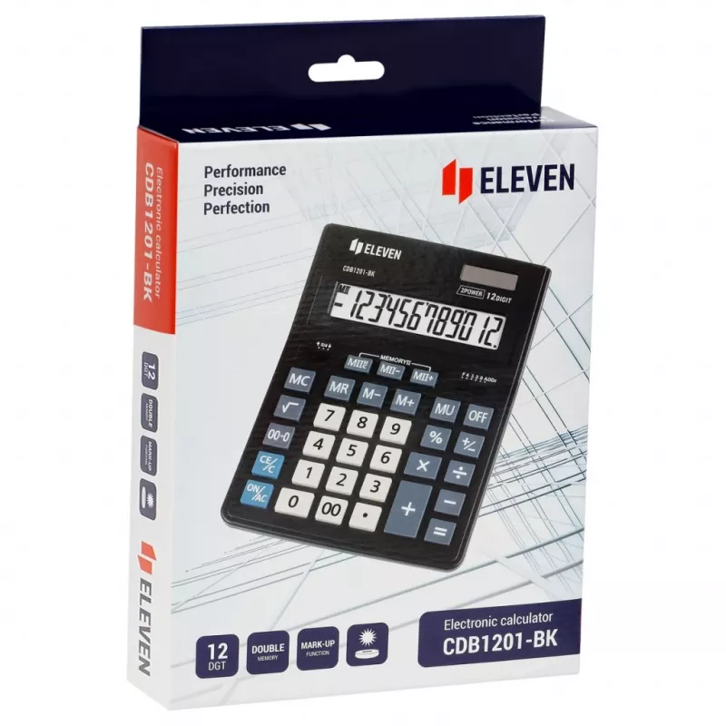 Eleven CDB1201-BK (EU) kancelárska kalkulačka