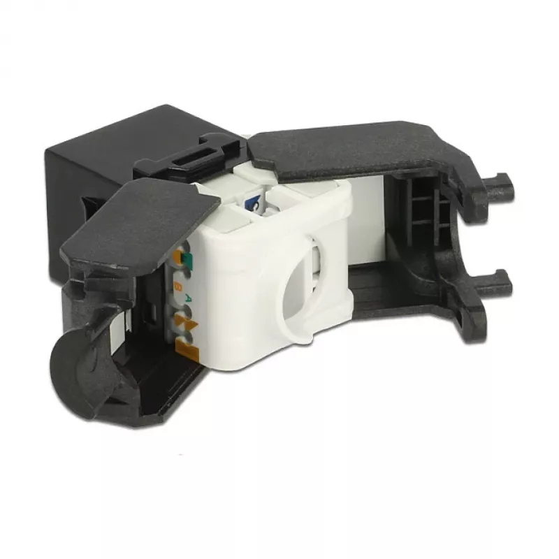 Delock 86267 modul Keystone RJ45 na LSA Cat.6A UTP, čierny