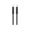 Wentronic goobay - USB kábel - USB-C (M) na USB-C (M) - USB 2.0 3 A - 0,5 m - čierny (66316)