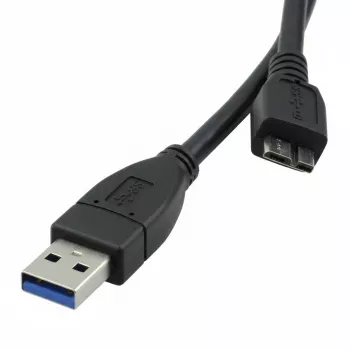 ROLINE - USB kábel - 9-kolíkový USB Type-A (M) - 10-kolíkový Micro-USB Type-B (M) - 3 m (USB 3.0) - čierny (11.02.8877)