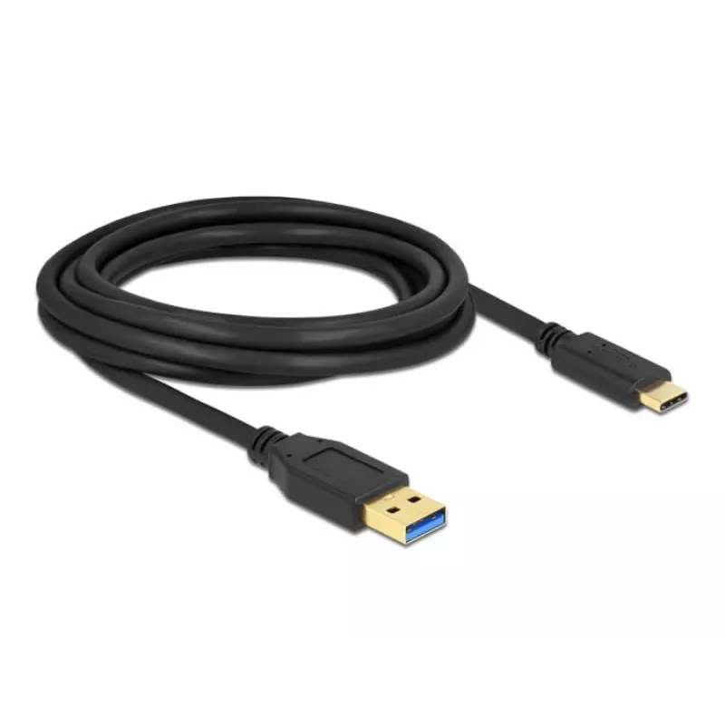 USB kábel DeLOCK SuperSpeed USB 3.2 Gen 2 Type-A na Type-C 3 m