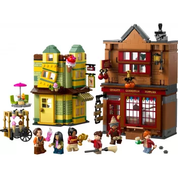 LEGO Harry Potter 76452 Quidditch Supplies a zmrzlinový salón Mini-Build-Set, 795 dielov, 6 minifigúrok, vek 8+