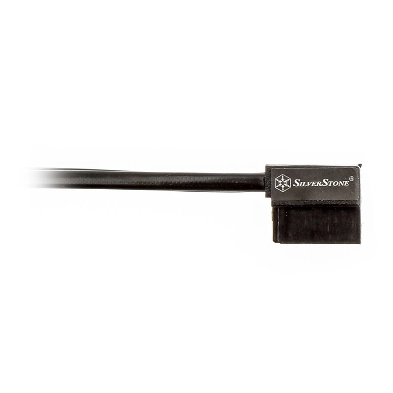 SilverStone SST-CP11B super nízky SATA kábel - 50 cm, čierny