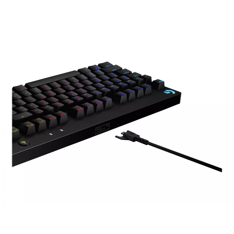 Logitech G PRO herná klávesnica - klávesnica - QWERTY - španielska - čierna (920-010593)