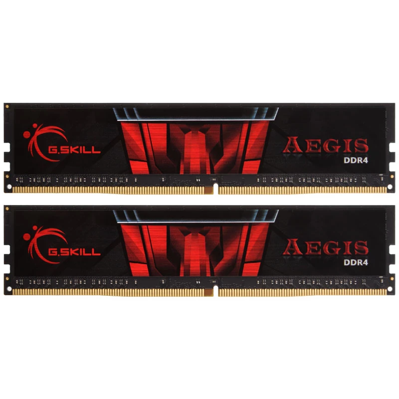 DIMM 16 GB DDR4-3000 (2x 8 GB) Dual-Kit, operačná pamäť čierna, F4-3000C16D-16GISB, Aegis, INTEL XMP