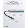 Goobay Slim 4-portový USB hub USB-C na/USB-A 5 Gbit/s - -Plug> 1x (76562)