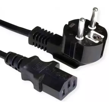 VALUE napájací kábel CEE7/7 zahnutý + IEC-C13 rovný 3x1.5mm2 3m - napájanie/napájací zdroj - 3 m (19.99.1014)