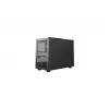 DeepCool CH160 PLUS R-CH160-BKNGM0-G kompaktná počítačová skriňa (SFF), Mini-ITX/Micro-ATX, tvrdené sklo, čierna