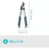 Gardena nožnice na konáre EasyCut S sivá/tyrkysová 50 cm (12030-88)
