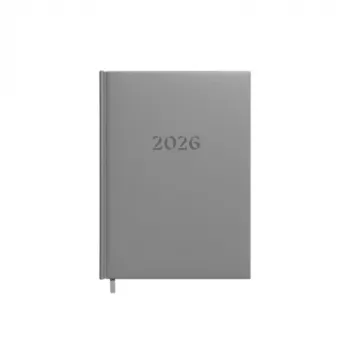 Plánovací notebook kalendár 2026 A5 sivá