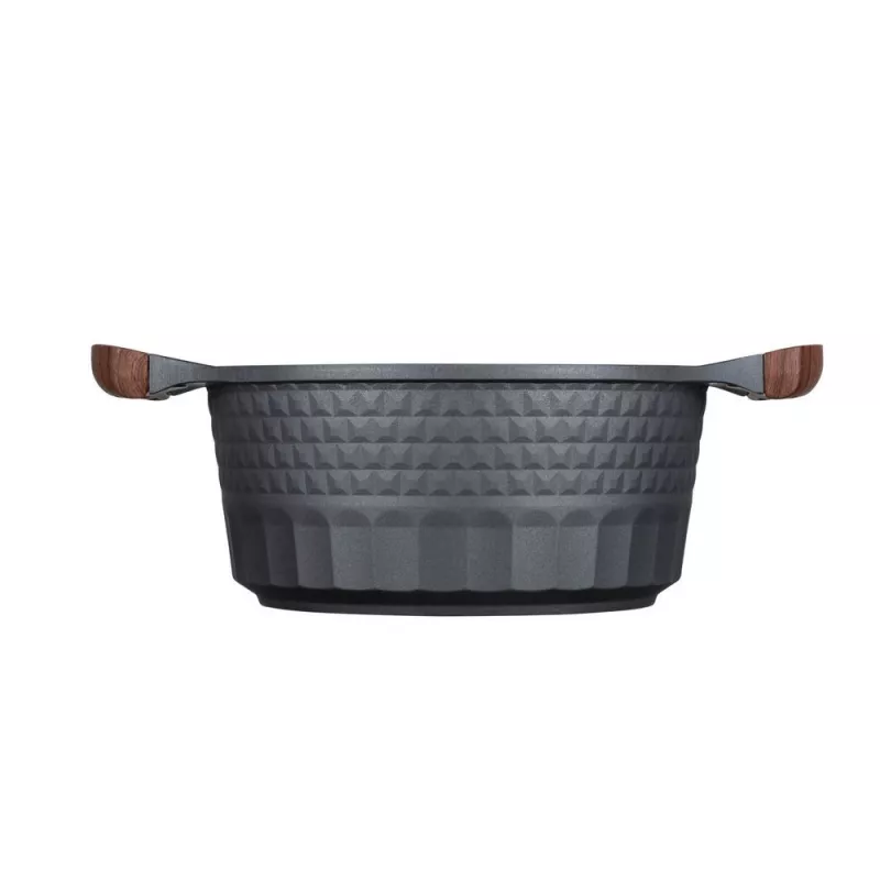 Kuchynské náčinie Resto Kitchenware Capella 2,6 L okrúhle čierne drevo