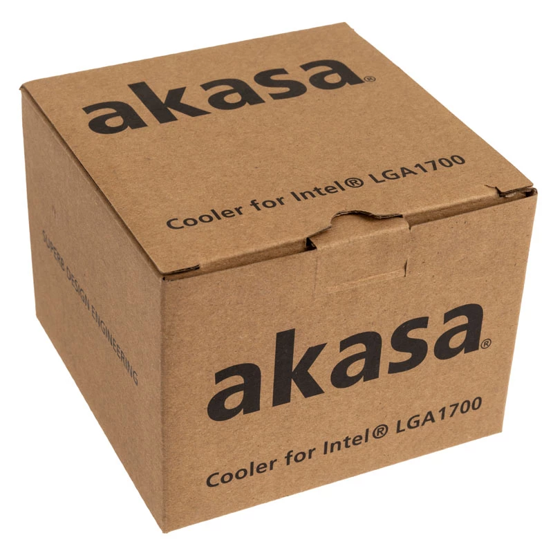Chladič/Radiátor Akasa AK-CC6603EP01 9,5 cm hliník čierny