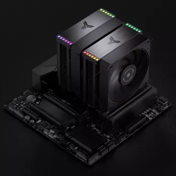 CPU chladič Jonsbo HX6280 PWM RGB 130 mm, čierny