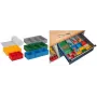 Úložné vkladacie boxy allit EuroPlus Insert 63/22 vysoko odolný polystyrénový set