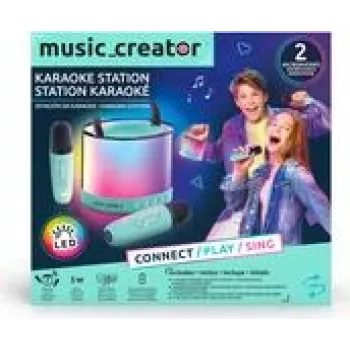 Prenosná mini karaoke stanica Canal Toys INF044 s Bluetooth konektivitou, prenosný reproduktor s mikrofónom na batérie