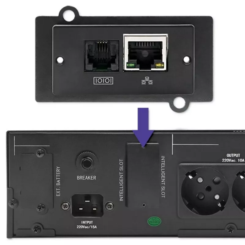 UPS QOLTEC 53946 Line-Interactive 2 kVA záložný zdroj