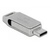 USB kľúč DeLOCK 64 GB USB-C Type-A otočný kovové puzdro