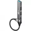 Goobay Slim 4-portový USB hub, USB-C™ na USB-C™/USB-A, USB 3.2 (74459)
