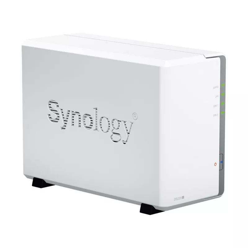 Synology DiskStation DS223J NAS/úložný server desktop Realtek RTD1619B 1 GB DDR4 DiskStation Manager biely
