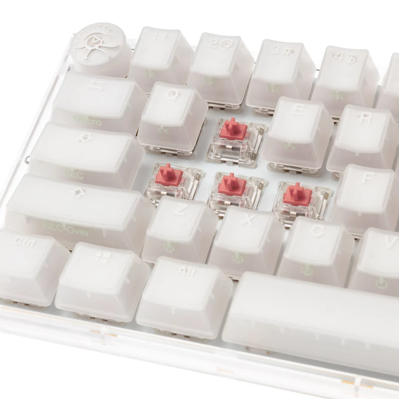 Ducky One 3 Aura White Mini klávesnica Gaming USB QWERTY US International