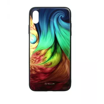 Ochranné sklo displeja Tellur Cover Glass print pre iPhone XS Max — potlačené tvrdené sklo