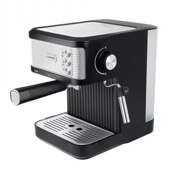 Espresso kávovar ESPERANZA EKC011 — 1,8 l nádrž na vodu, 850 W, 20 bar, dotykové ovládanie, penovač mlieka