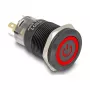 Spínač DELOCK 22023 19 mm 12 V s 5 spájkovacími vývodmi