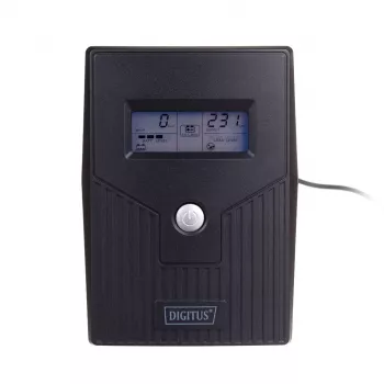 Záložný zdroj DIGITUS DN-170063-LCD-B 0.6 kVA (360 W) s LCD