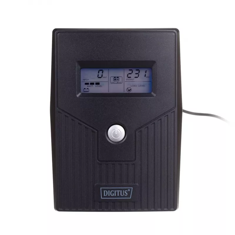 Záložný zdroj DIGITUS DN-170063-LCD-B 0.6 kVA (360 W) s LCD