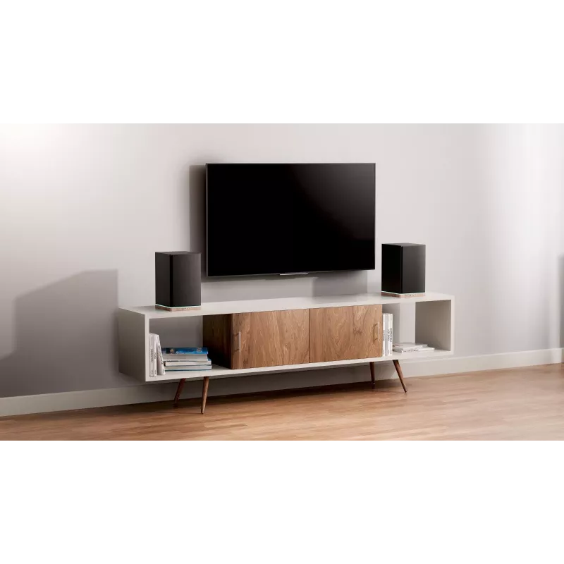Blaupunkt BS60BK LED policové reproduktory, Bluetooth, HDMI ARC, čierne