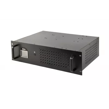 Gembird - UPS Rack 19'' 3,4U 1500VA, 4x IEC 230V výstup, IEC14 vstup, RJ11, USB, LCD Line-Interactive 1,5 kVA 900 W 4 zásuvky