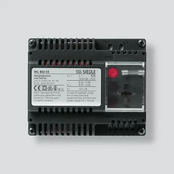 Siedle NG 402-03 - čierna - Siedle - 0 - 40 °C - CE - 107 mm - 60 mm (200033590-00)