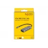 DeLOCK 63173 USB hub Type-C 5000 Mbit/s čierny