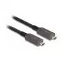 Video káblový adaptér DeLOCK 84146 5 m USB Type-C čierny